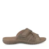 Mules Confort MARRON Homme Motif Uni A Enfiler