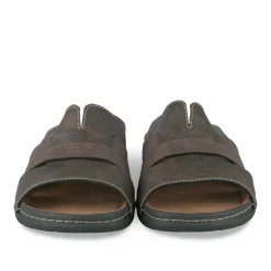 Mules Confort MARRON Homme Motif Uni A Enfiler