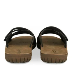 Mules Confort MARRON Homme Motif Uni A Enfiler