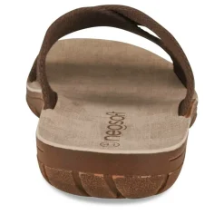 Mules Confort MARRON Homme Motif Uni A Enfiler