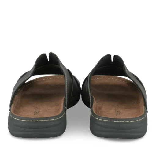 Mules Confort MARRON Homme Motif Uni A Enfiler