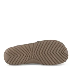 Mules Confort MARRON Homme Motif Uni A Enfiler