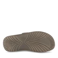 Mules Confort MARRON Homme Motif Uni A Enfiler