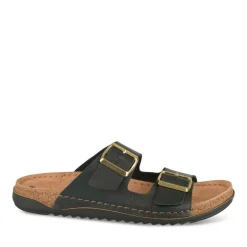 Mules Confort NOIR Femme Motif Uni A Enfiler