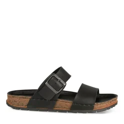 Mules Confort NOIR Femme Motif Uni A Enfiler