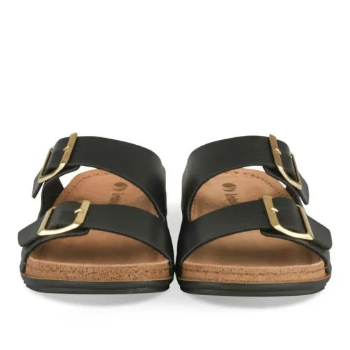 Mules Confort NOIR Femme Motif Uni A Enfiler