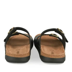 Mules Confort NOIR Femme Motif Uni A Enfiler