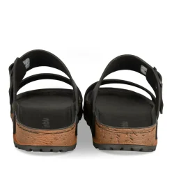 Mules Confort NOIR Femme Motif Uni A Enfiler