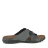 Mules Confort NOIR Homme Motif Uni A Enfiler