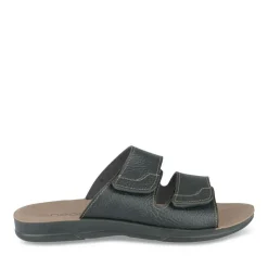 Mules Confort NOIR Homme Motif Uni Scratch