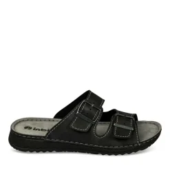 Mules Confort NOIR Homme Boucle