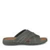 Mules Confort NOIR Homme Motif Uni A Enfiler
