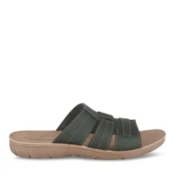 Mules Confort NOIR Homme Motif Uni A Enfiler