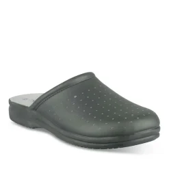 Mules Confort NOIR Homme Motif Uni A Enfiler