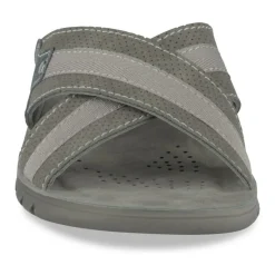 Mules Confort NOIR Homme Motif Uni A Enfiler