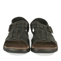 Mules Confort NOIR Homme Motif Uni A Enfiler