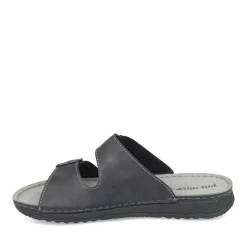 Mules Confort NOIR Homme Boucle