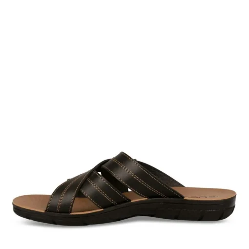 Mules Confort NOIR Homme Motif Uni
