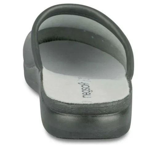 Mules Confort NOIR Homme Motif Uni A Enfiler