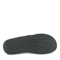 Mules Confort NOIR Homme Motif Uni A Enfiler