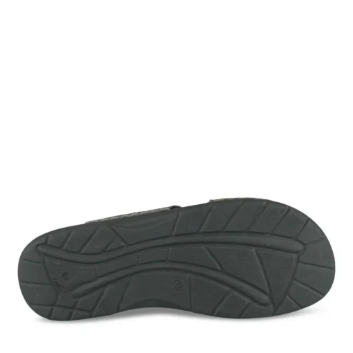 Mules Confort NOIR Homme Motif Uni A Enfiler