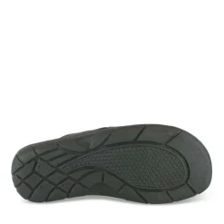 Mules Confort NOIR Homme Motif Uni A Enfiler