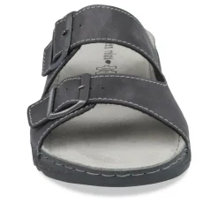 Mules Confort NOIR Homme Boucle