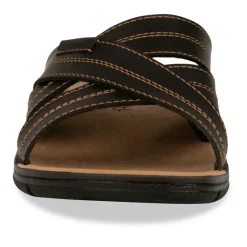 Mules Confort NOIR Homme Motif Uni