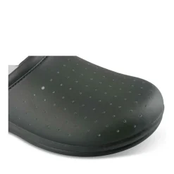 Mules Confort NOIR Homme Motif Uni A Enfiler