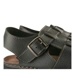 Mules Confort NOIR Homme Motif Uni A Enfiler