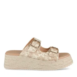 Mules Corde BEIGE Femme A Enfiler