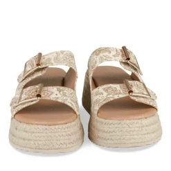 Mules Corde BEIGE Femme A Enfiler