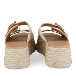 Mules Corde BEIGE Femme A Enfiler