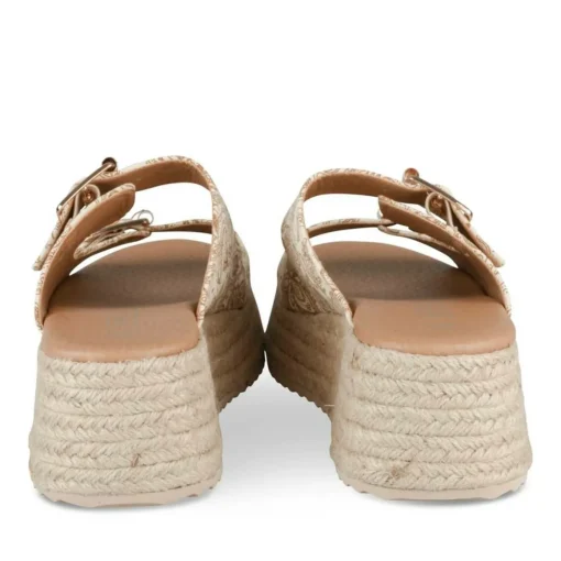 Mules Corde BEIGE Femme A Enfiler