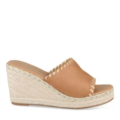 Mules Corde BEIGE Femme Motif Uni A Enfiler