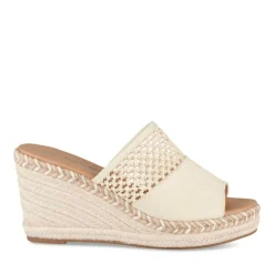 Mules Corde BEIGE Femme Motif Uni A Enfiler