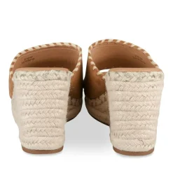Mules Corde BEIGE Femme Motif Uni A Enfiler