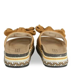 Mules Corde COGNAC Femme Motif Uni A Enfiler