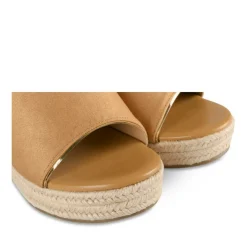 Mules Corde COGNAC Femme Motif Uni A Enfiler