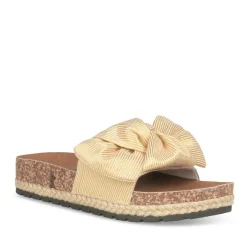 Mules Corde JAUNE Femme