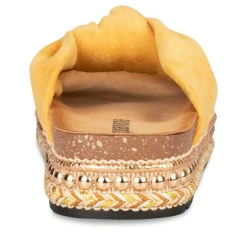 Mules Corde JAUNE Femme