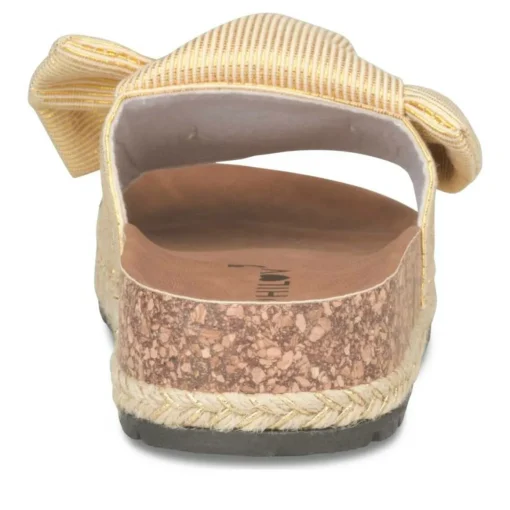 Mules Corde JAUNE Femme