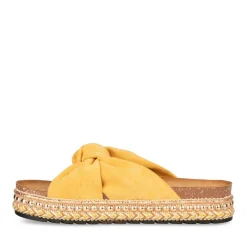 Mules Corde JAUNE Femme