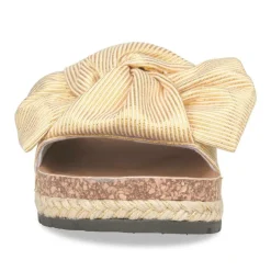 Mules Corde JAUNE Femme