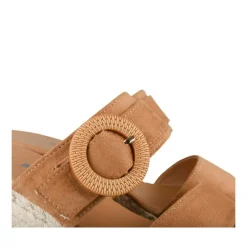 Mules Corde MARRON Femme Motif Uni A Enfiler