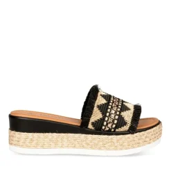 Mules Corde NOIR Femme