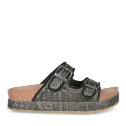 Mules Corde NOIR Femme