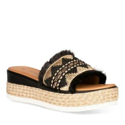 Mules Corde NOIR Femme