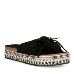 Mules Corde NOIR Femme