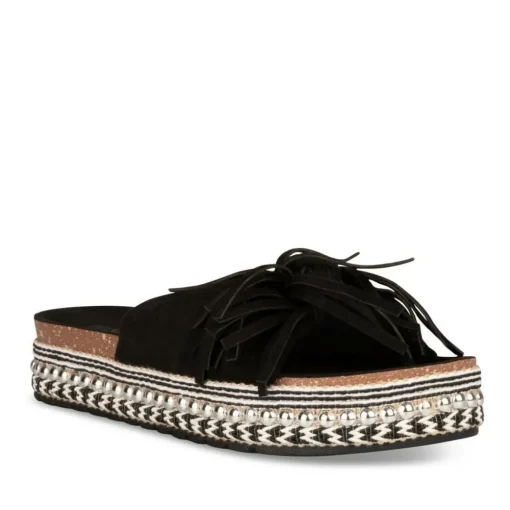 Mules Corde NOIR Femme
